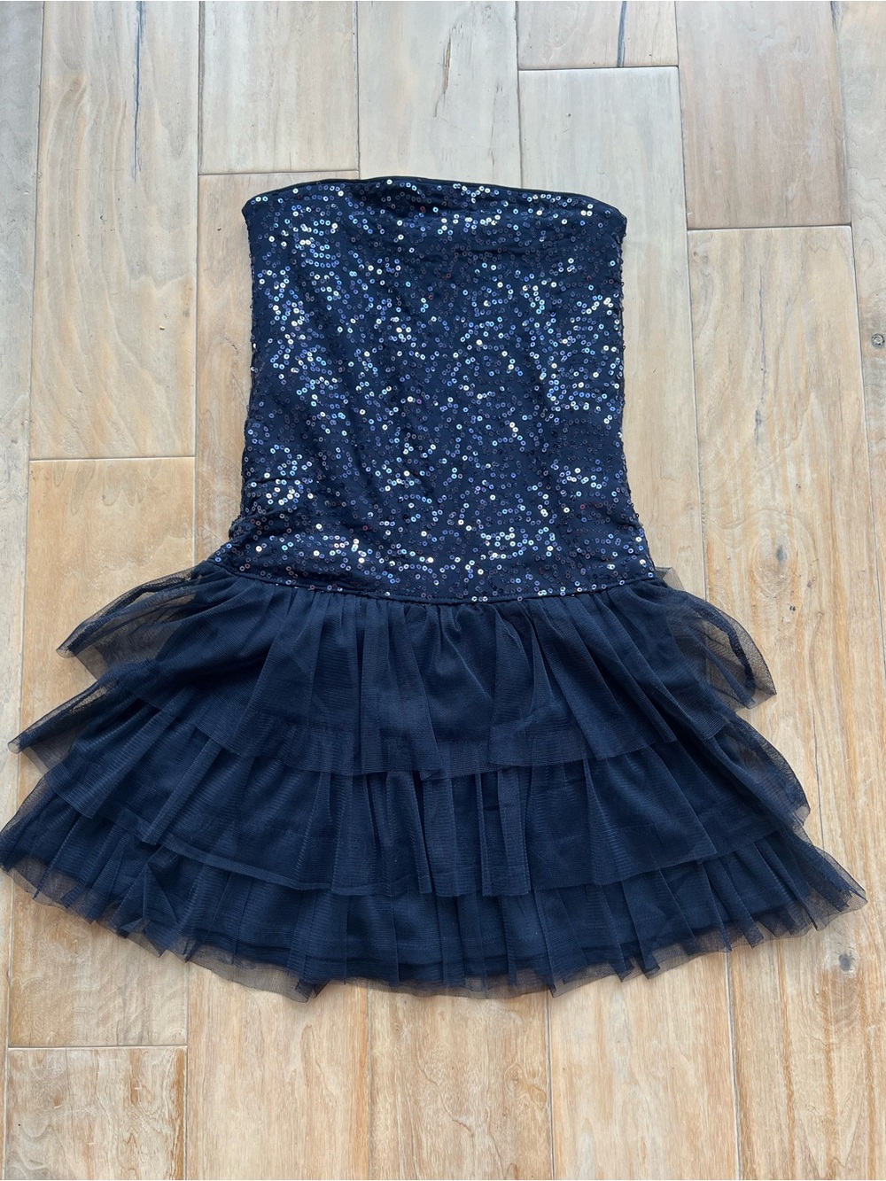 Abercrombie & Fitch sequin and tulle girls party dress Med 11/12
